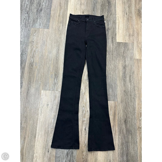 Jeans Designer By Mother Jeans In Black Denim, Size: 0