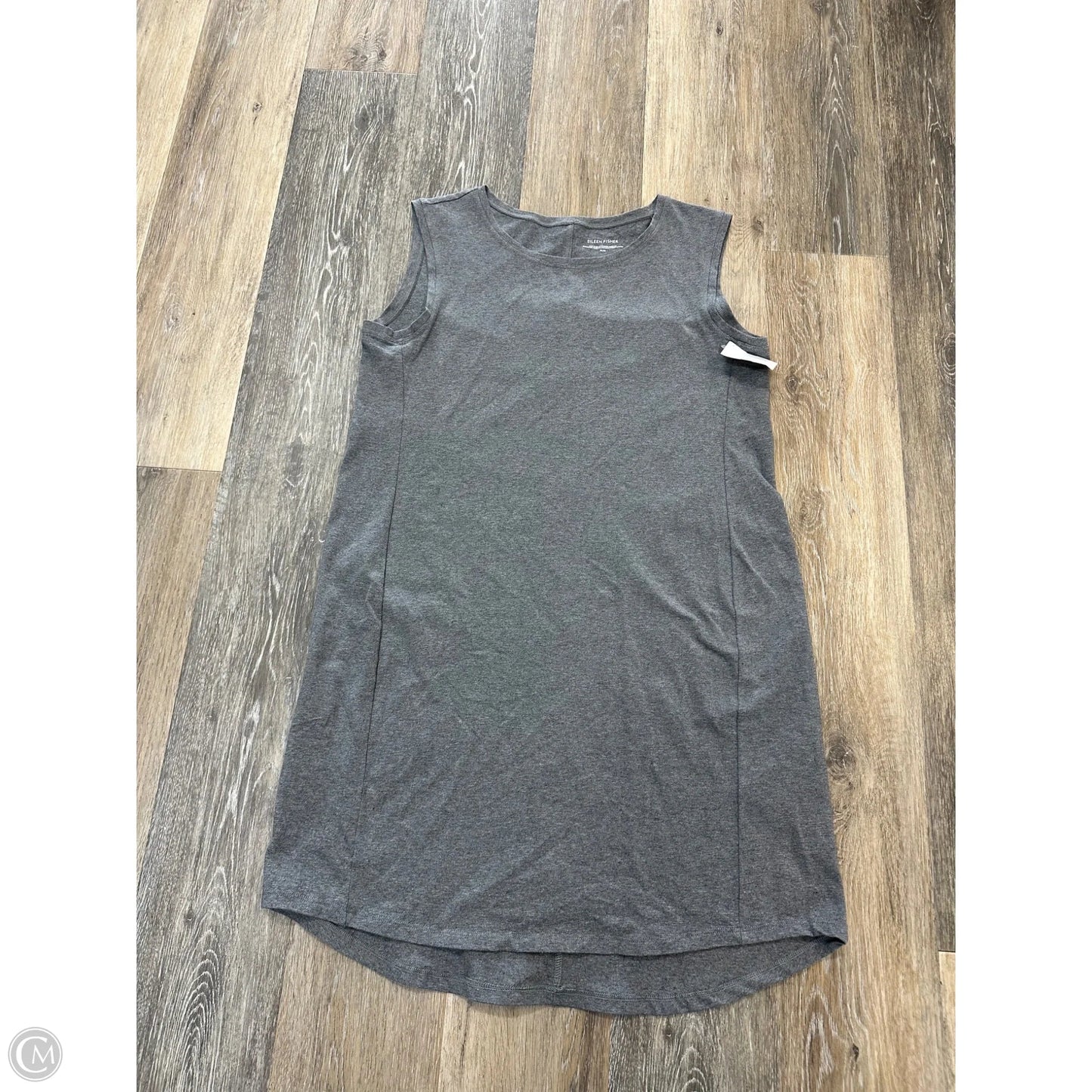 Dress Casual Short By Eileen Fisher In Grey, Size: M