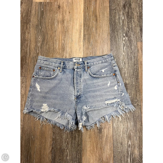 Shorts By Agolde In Blue Denim, Size: 8