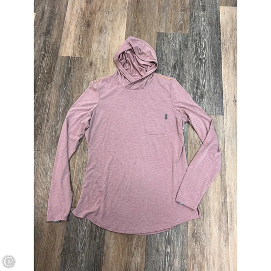 Athletic Sweatshirt Hoodie By Marsh Wear In Pink, Size: S