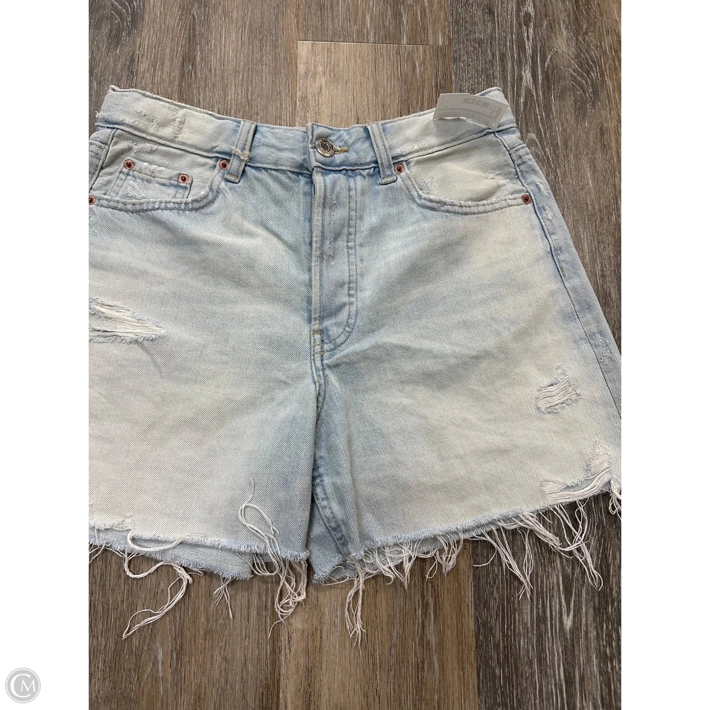 Shorts By Zara In Blue Denim, Size: 4