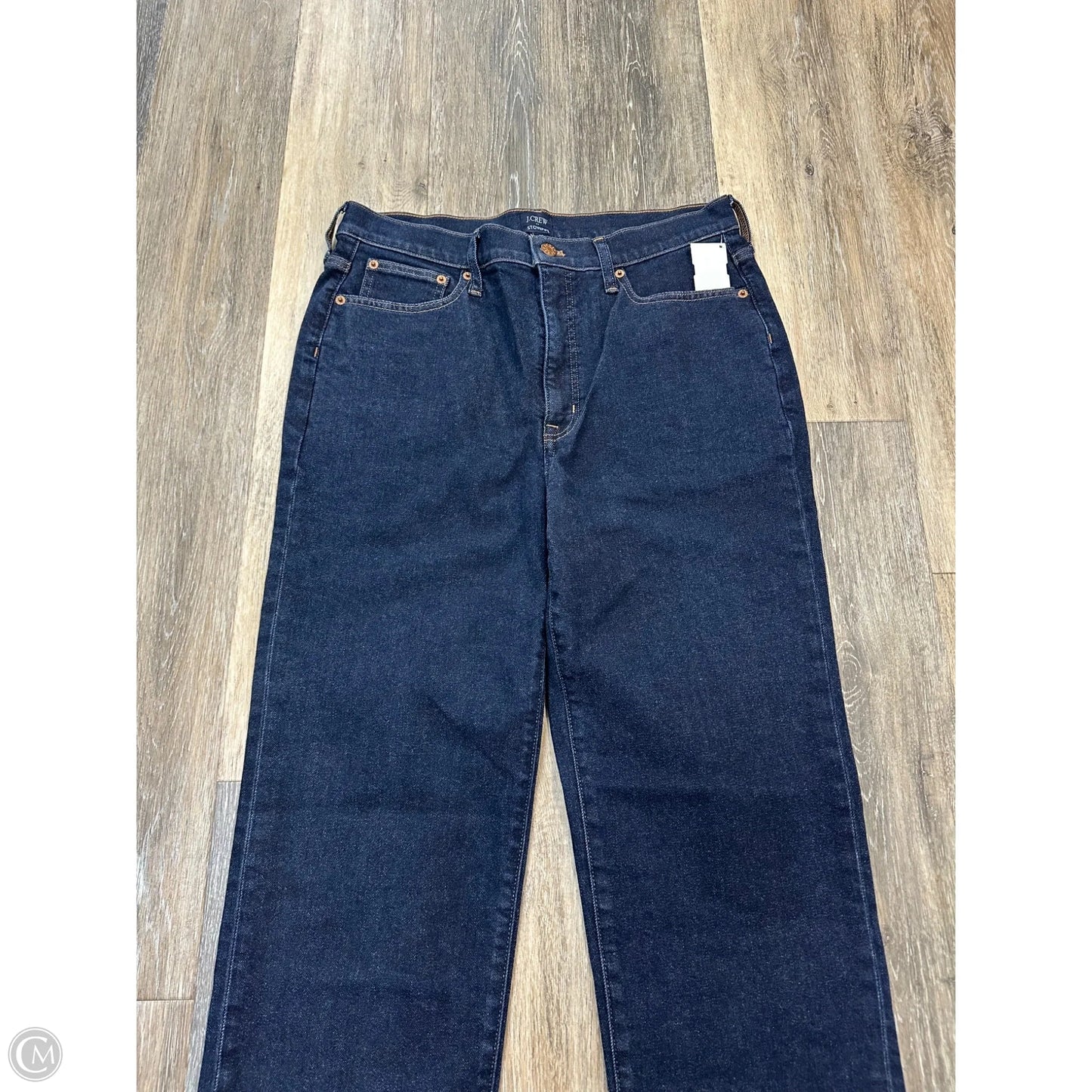 Jeans Straight By J. Crew In Blue Denim, Size: 10
