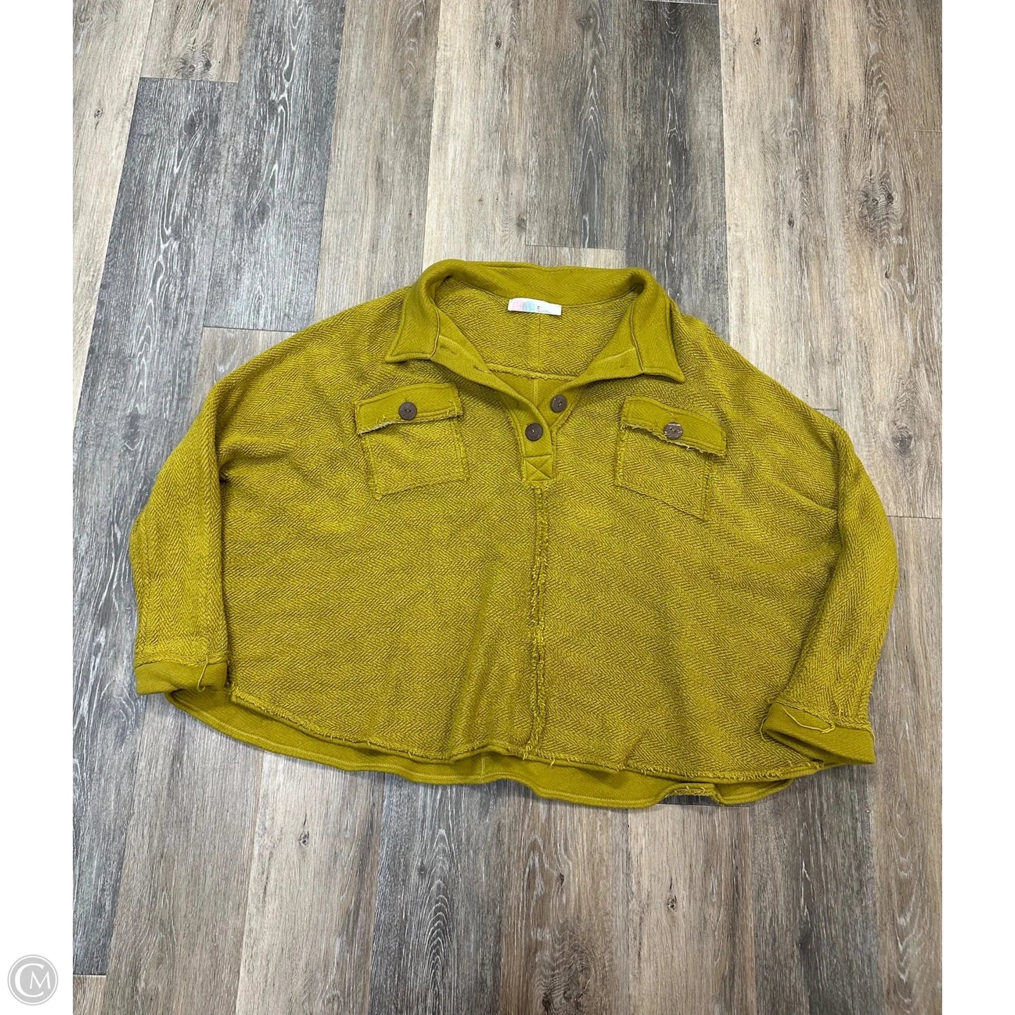 Sweater By Free People In Green, Size: M