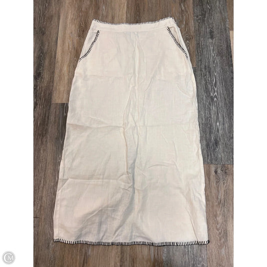 Skirt Midi By Rachel Zoe In Cream, Size: 6