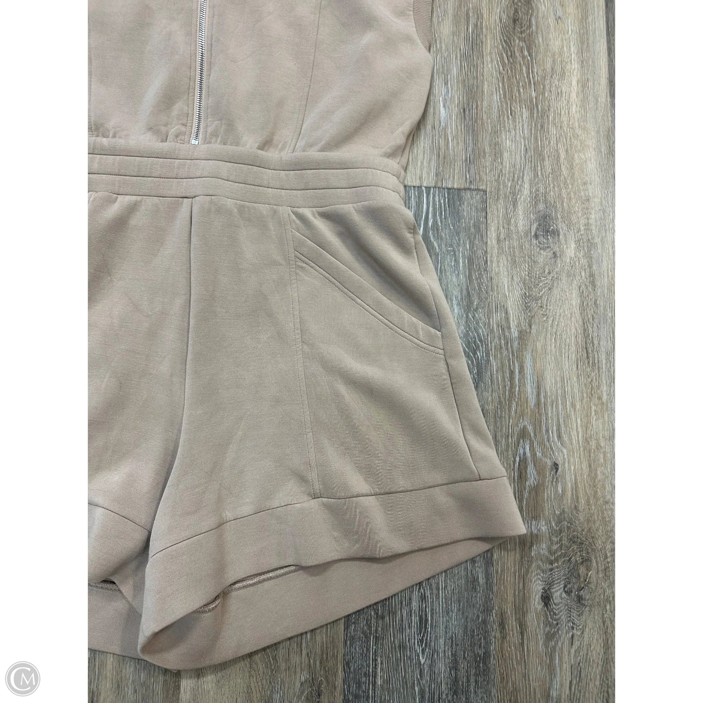 Romper By Varley In Tan, Size: Xl