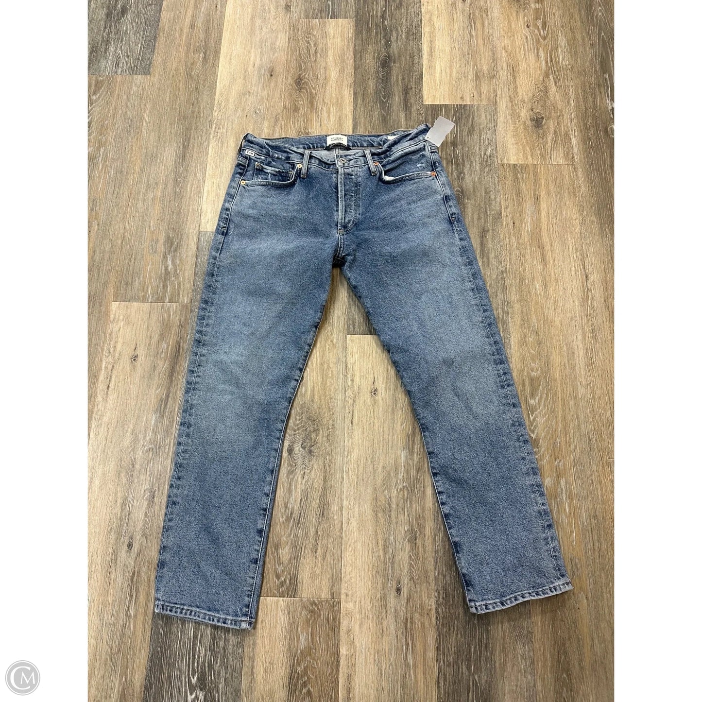 Jeans Straight By Citizens Of Humanity In Blue Denim, Size: 4