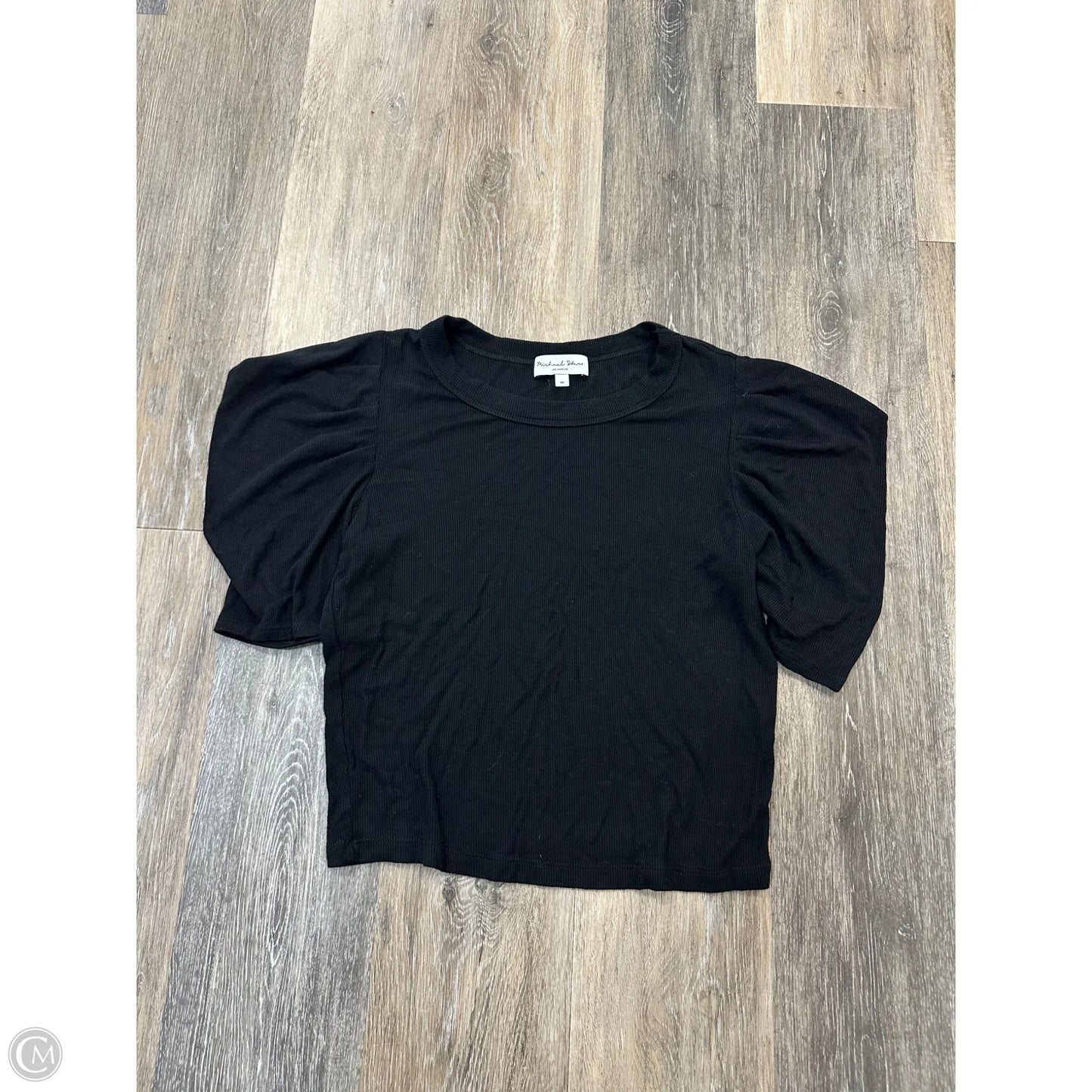 Top Short Sleeve By Michael Stars In Black, Size: M