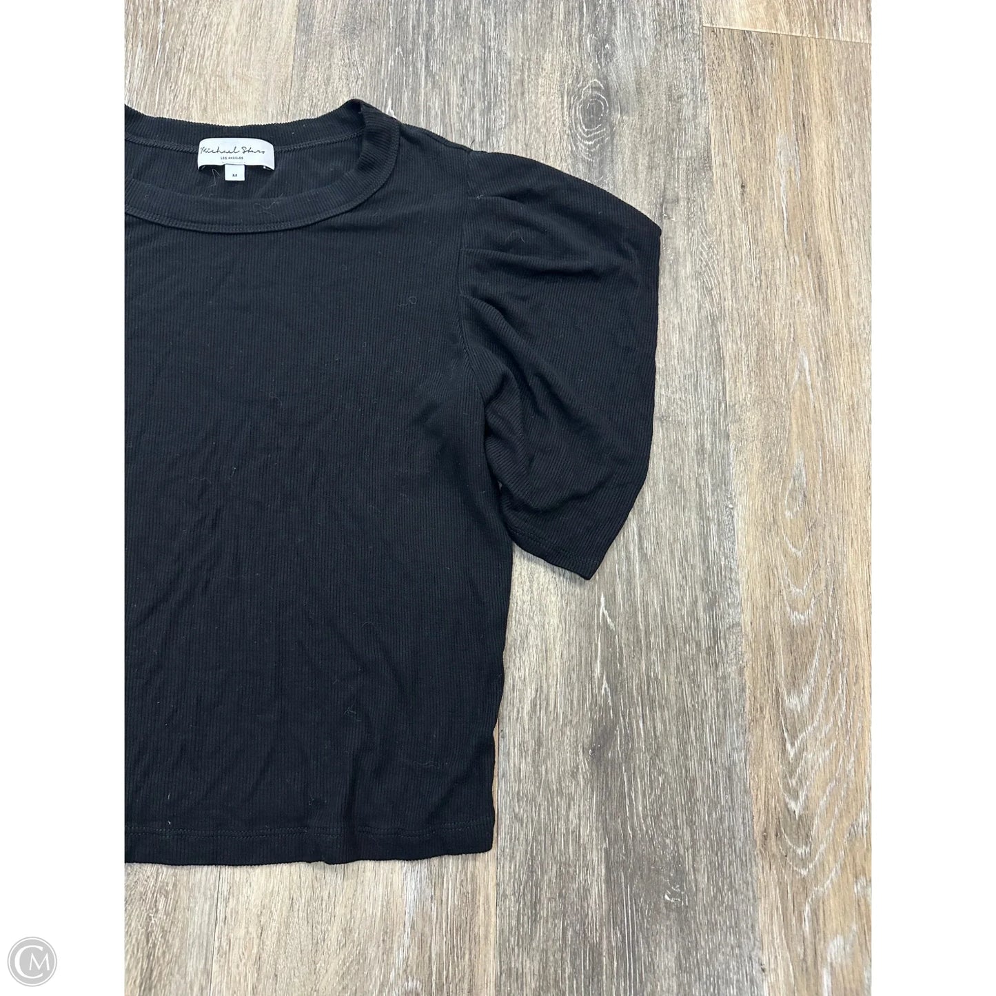 Top Short Sleeve By Michael Stars In Black, Size: M