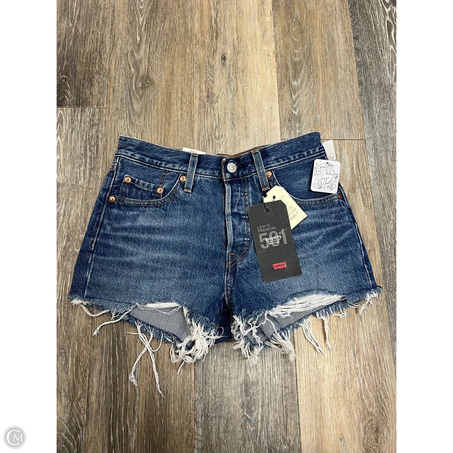 Shorts By Levis In Blue Denim, Size: 1/25