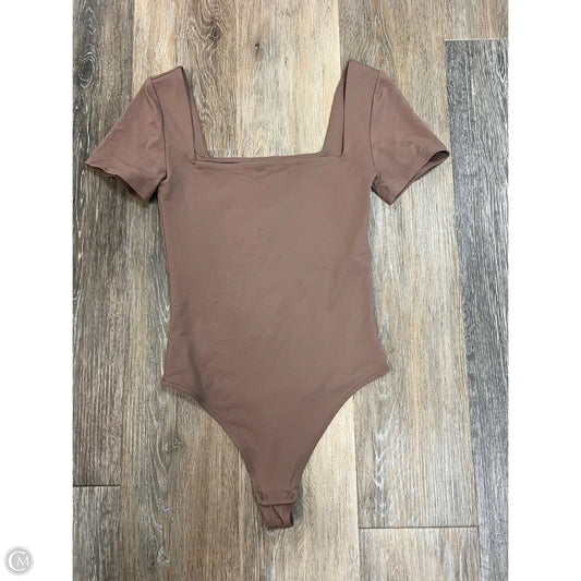 Bodysuit By Babaton In Brown, Size: Xs