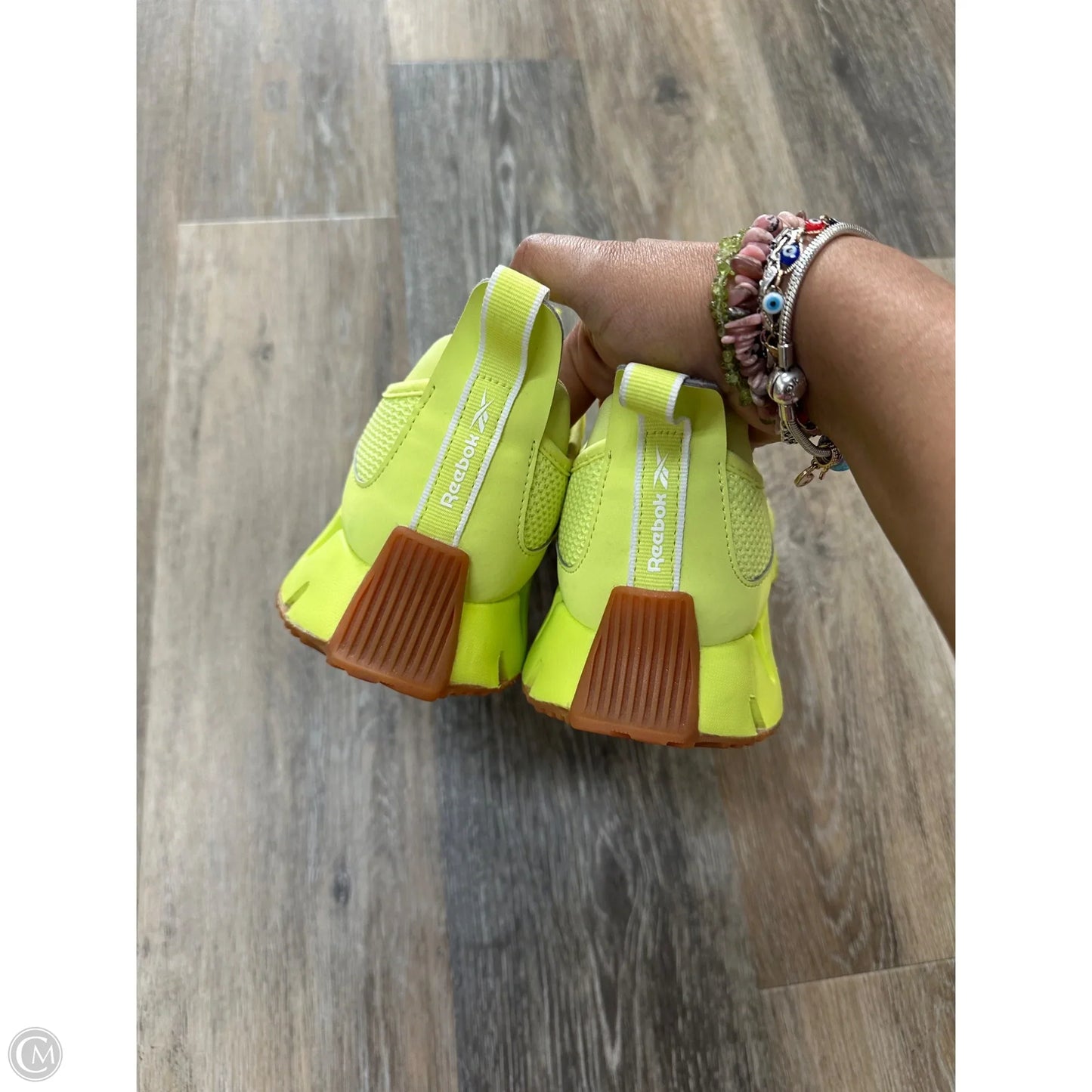 Shoes Athletic By Reebok In Yellow, Size: 8.5