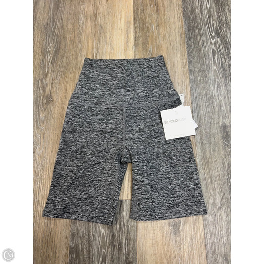 Athletic Shorts By Beyond Yoga In Grey, Size: Xxs
