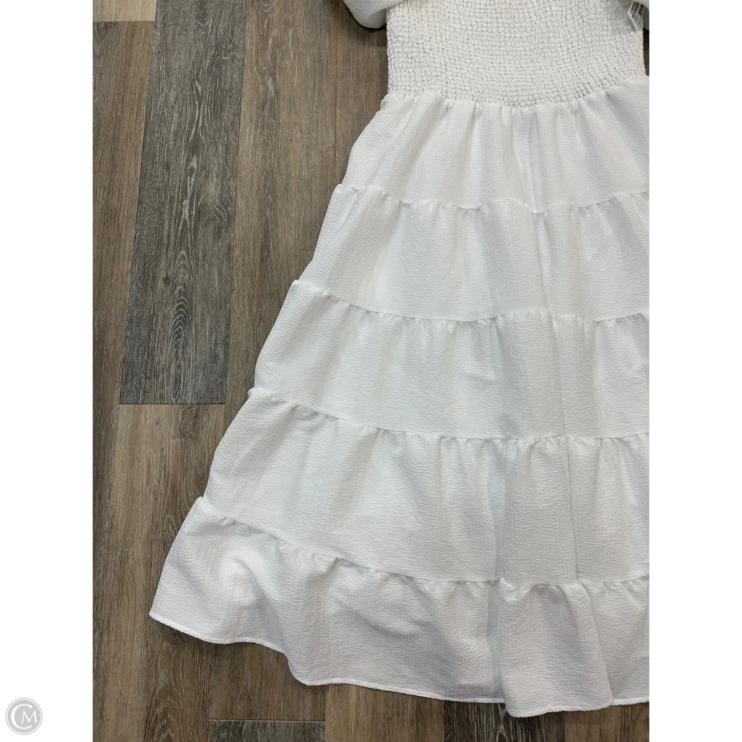 Dress Casual Maxi By Showpo In White, Size: 14