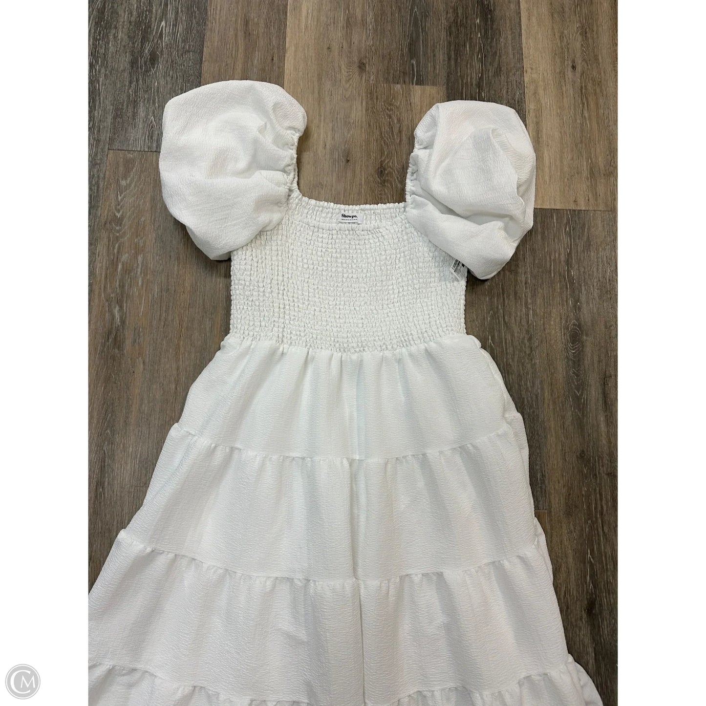 Dress Casual Maxi By Showpo In White, Size: 14