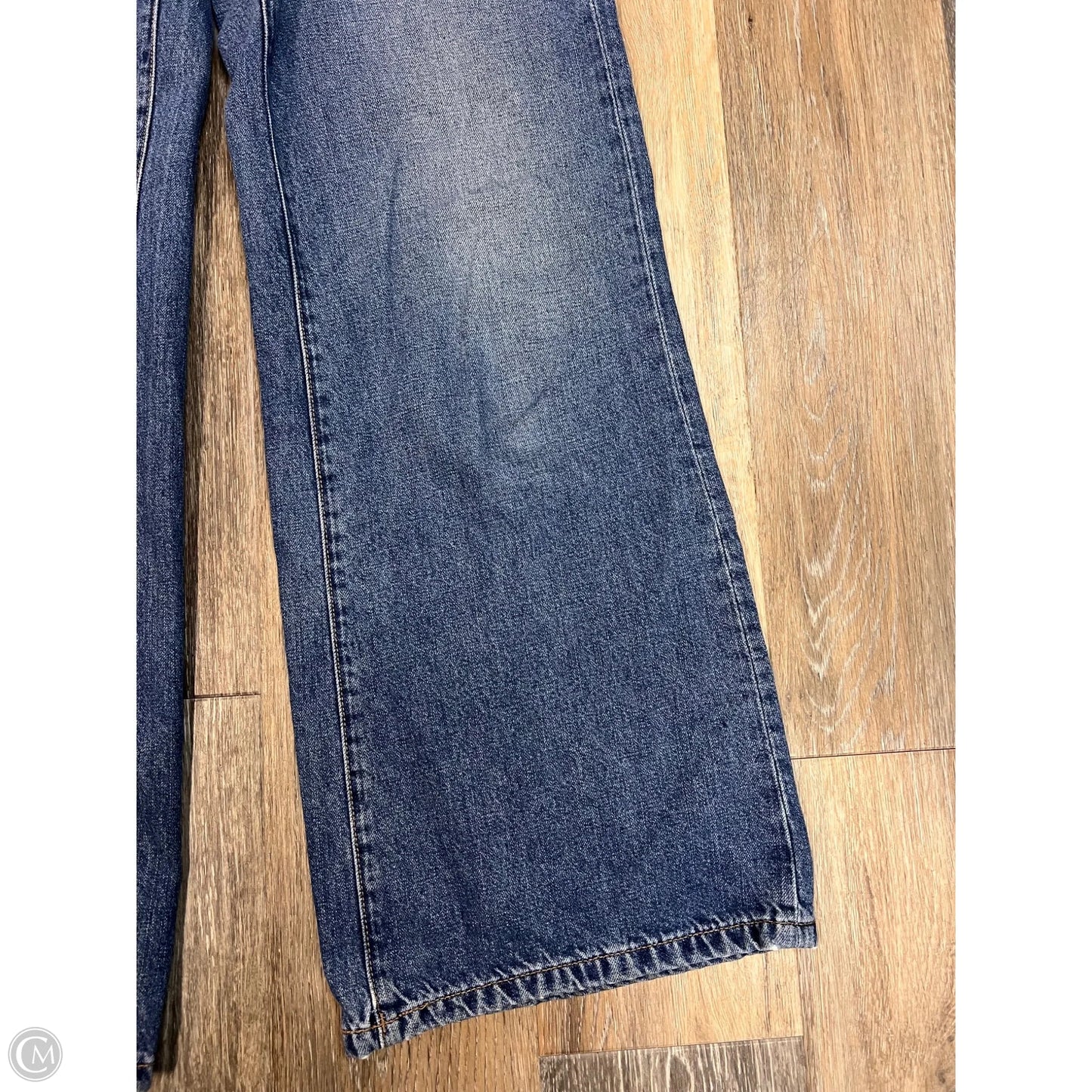 Jeans Wide Leg By Dl1961 In Blue Denim, Size: 1/25