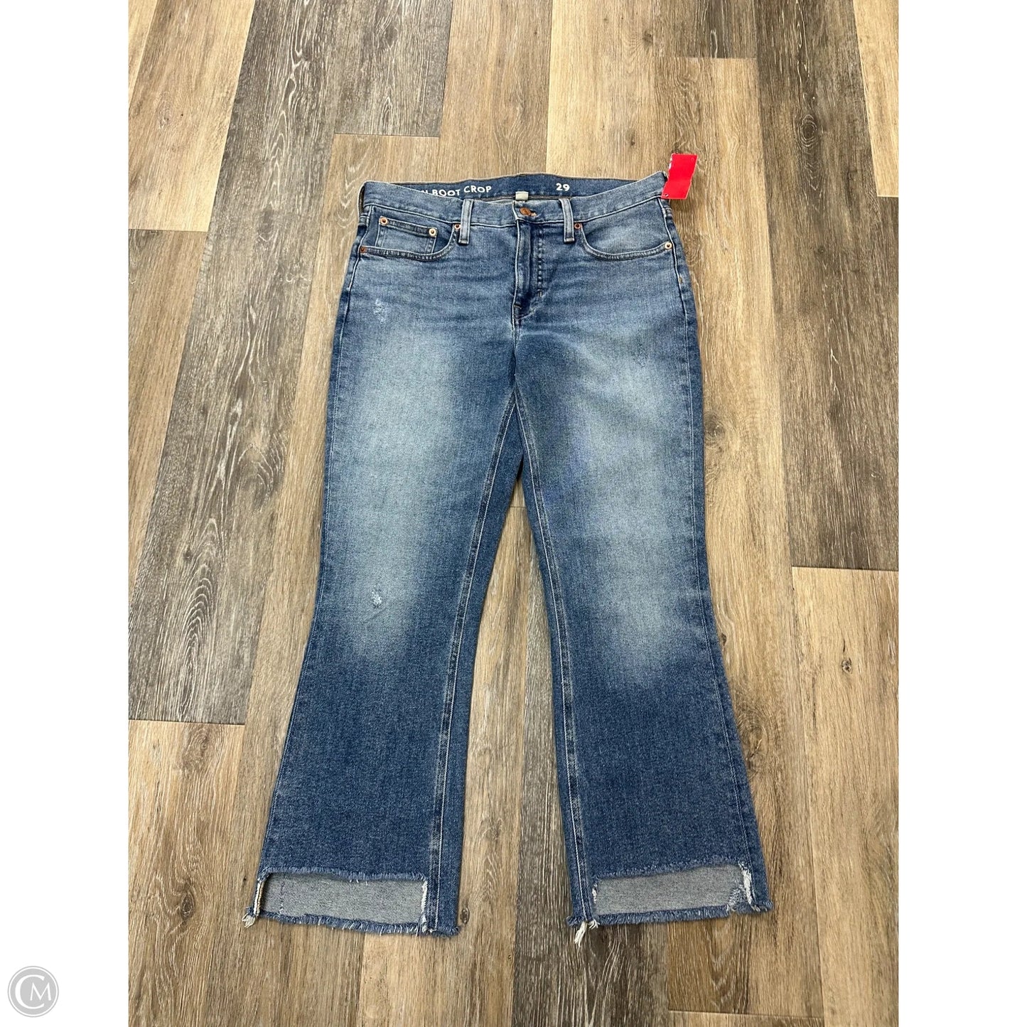 Jeans Boot Cut By J. Crew In Blue Denim, Size: 8