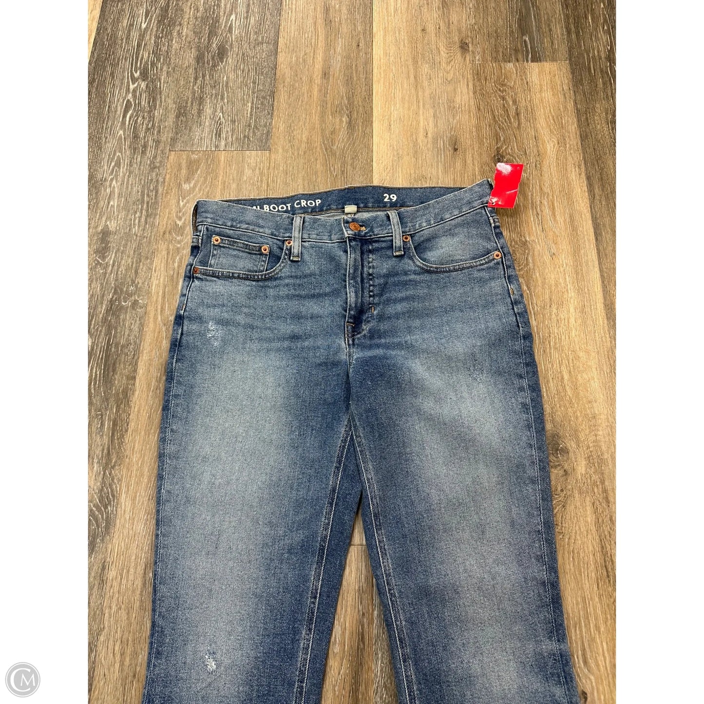 Jeans Boot Cut By J. Crew In Blue Denim, Size: 8