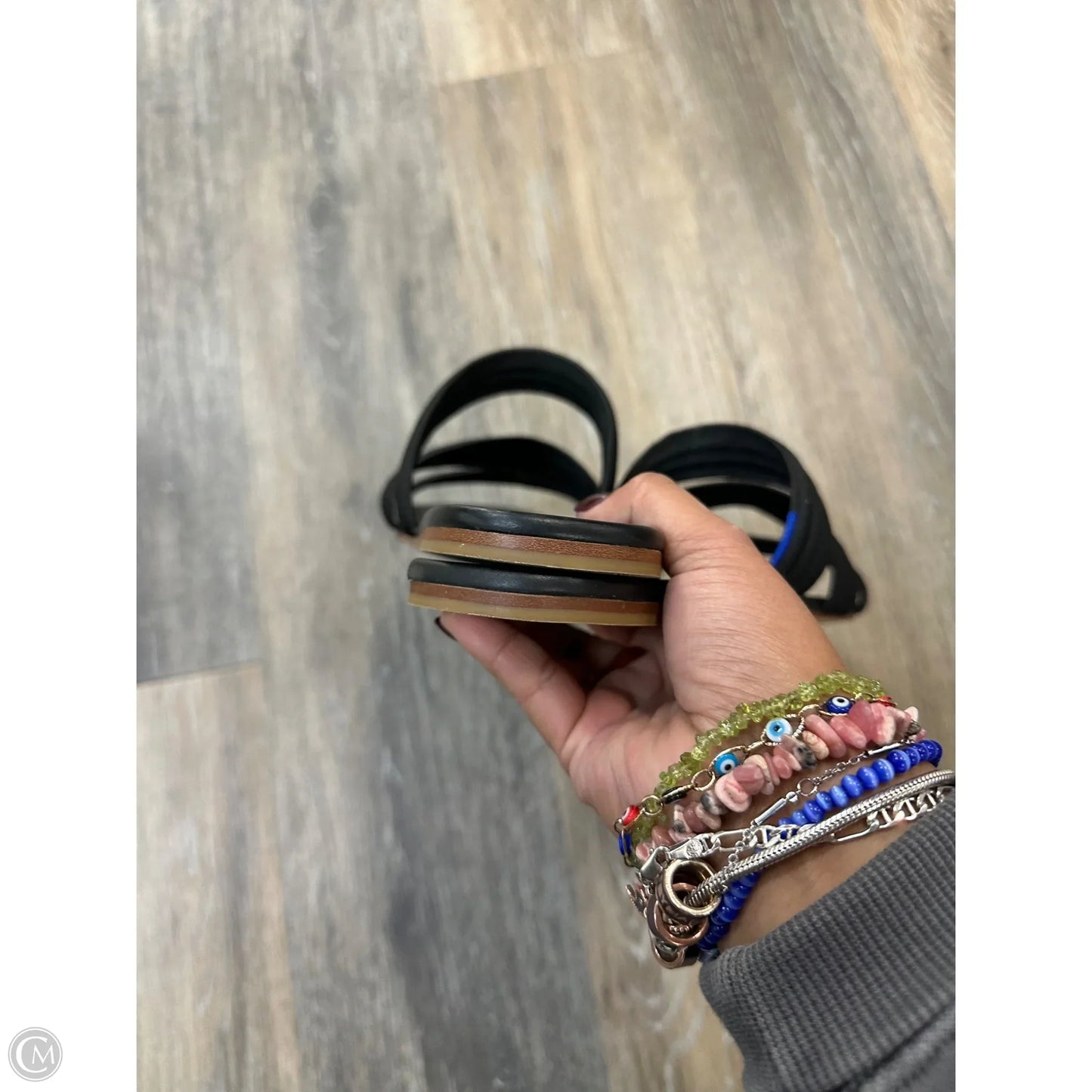 Sandals Flats By Rothys In Black, Size: 12