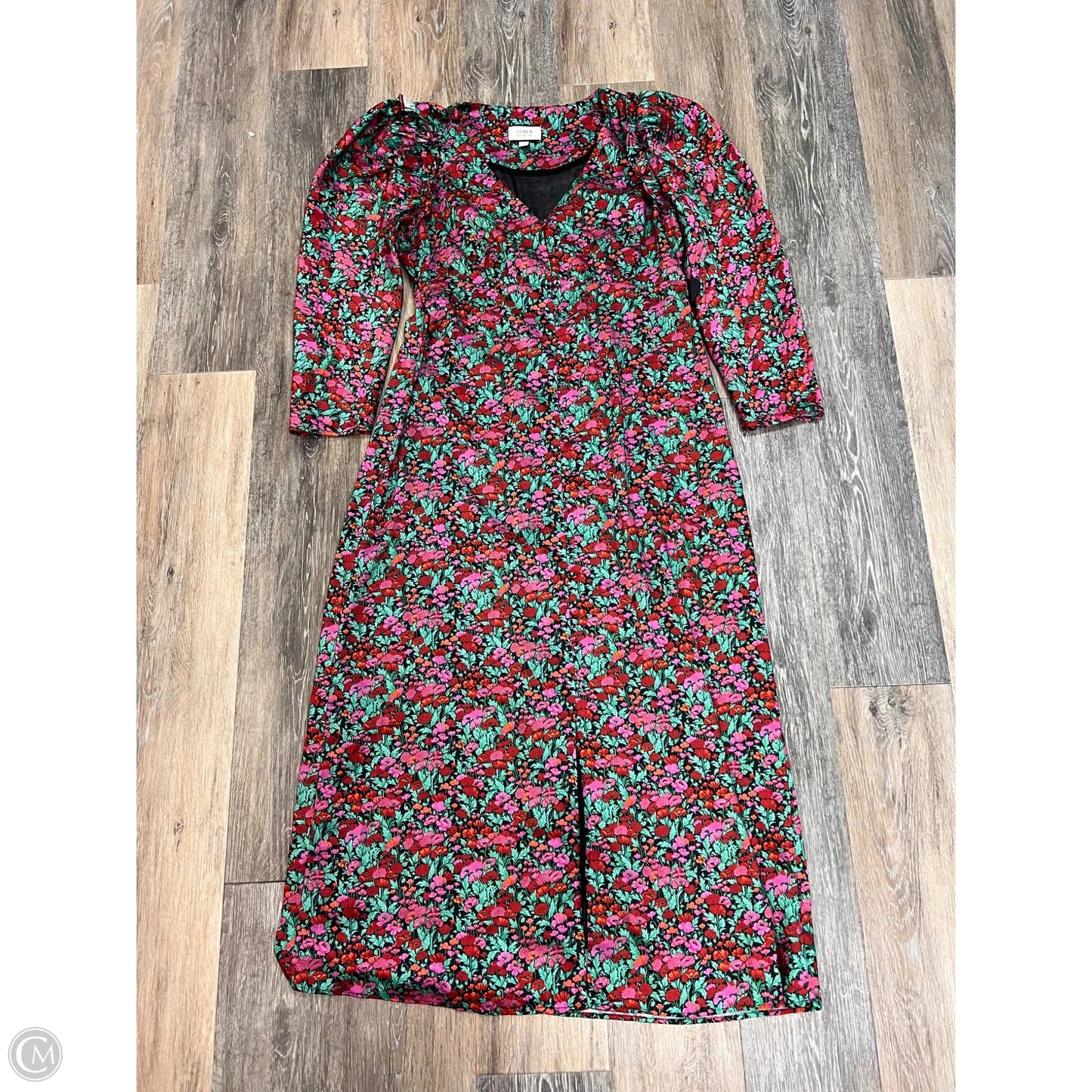 Dress Party Long By J. Crew In Floral Print, Size: 12
