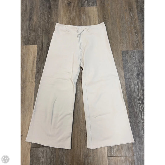 Pants Lounge Crop By Nili Lotan In Cream, Size: Xs