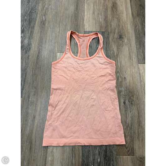 Athletic Tank Top By Lululemon In Coral, Size: 4