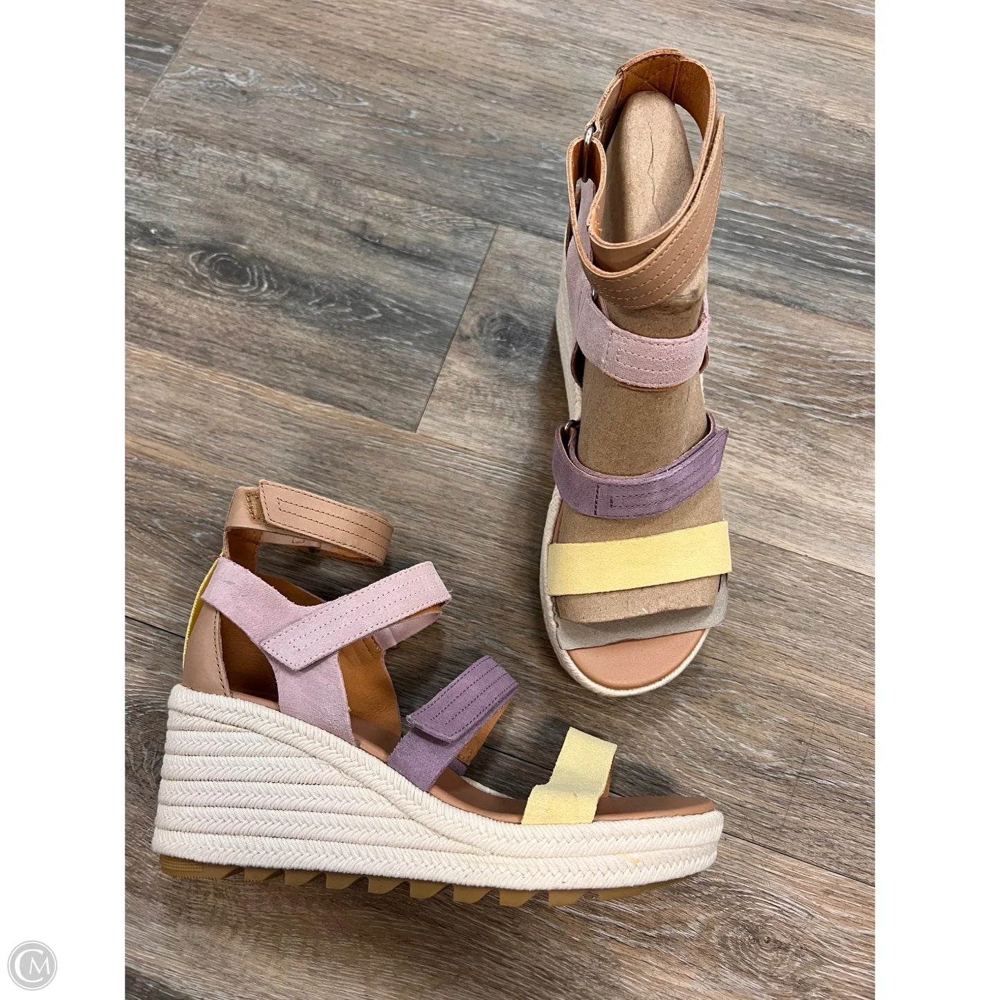 Sandals Heels Wedge By Sorel In Multi-colored, Size: 8.5