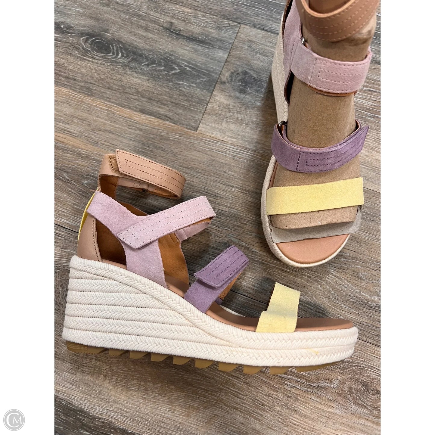 Sandals Heels Wedge By Sorel In Multi-colored, Size: 8.5