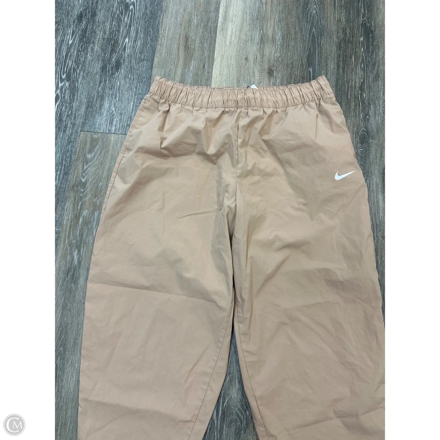 Athletic Pants By Nike Apparel In Tan, Size: Xl