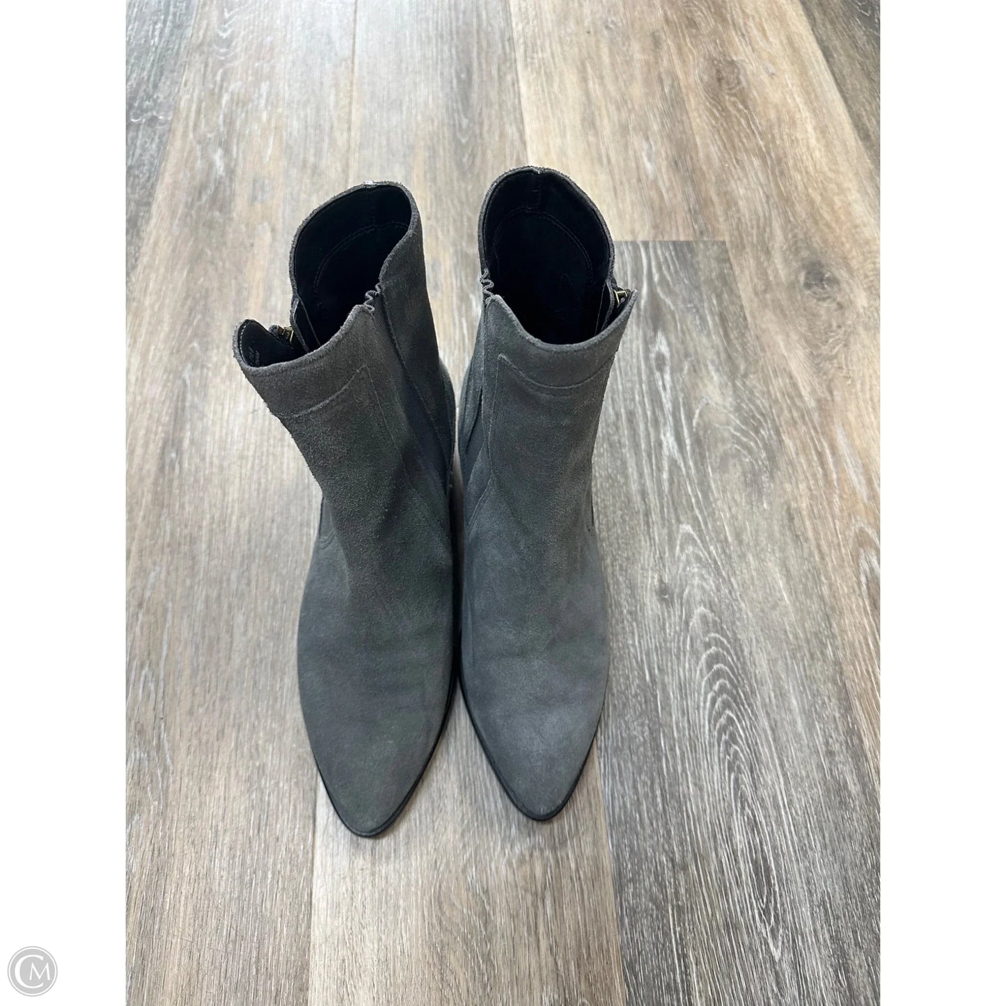 Boots Ankle Heels By Cole-haan In Grey, Size: 7.5