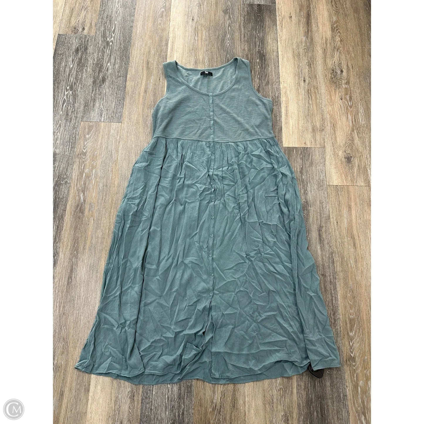 Dress Casual Maxi By Frye And Co In Blue, Size: Xl