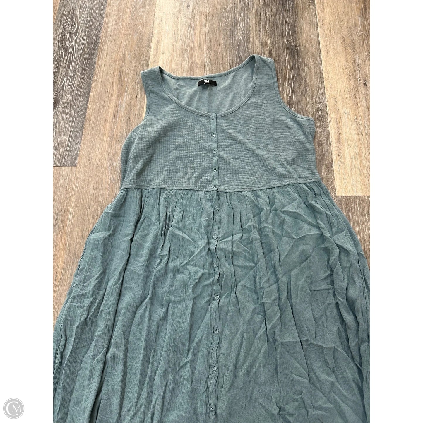 Dress Casual Maxi By Frye And Co In Blue, Size: Xl