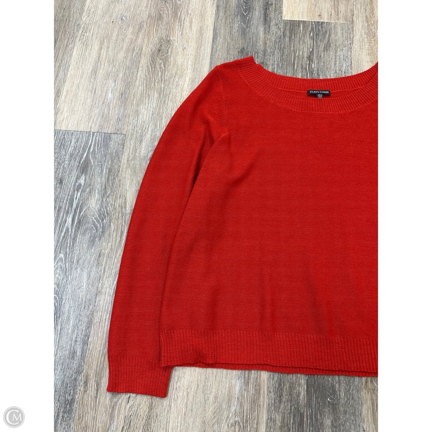 Sweater By Eileen Fisher In Red, Size: Xl