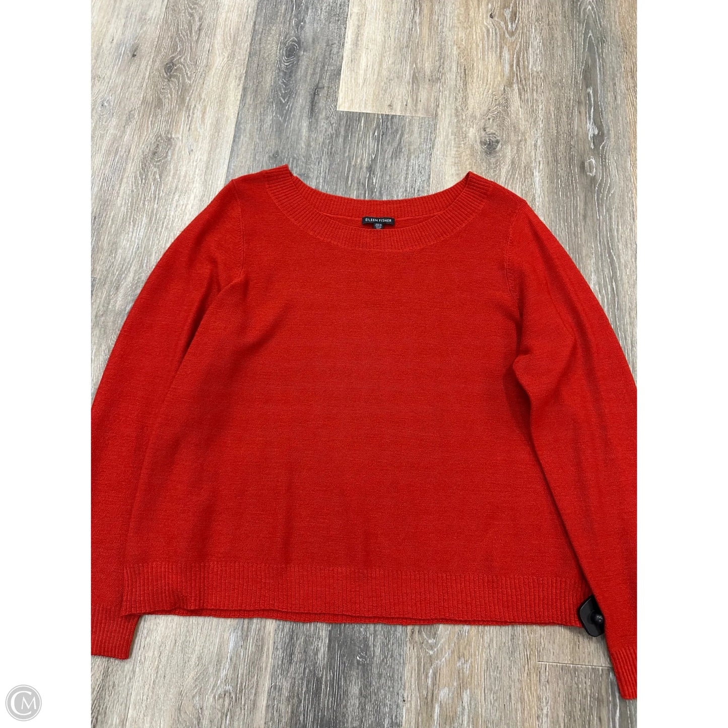 Sweater By Eileen Fisher In Red, Size: Xl