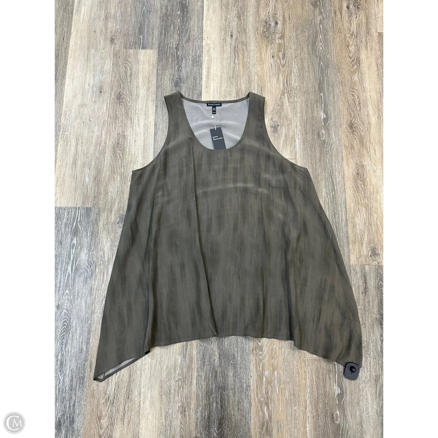 Tunic Sleeveless By Eileen Fisher In Green, Size: Xl