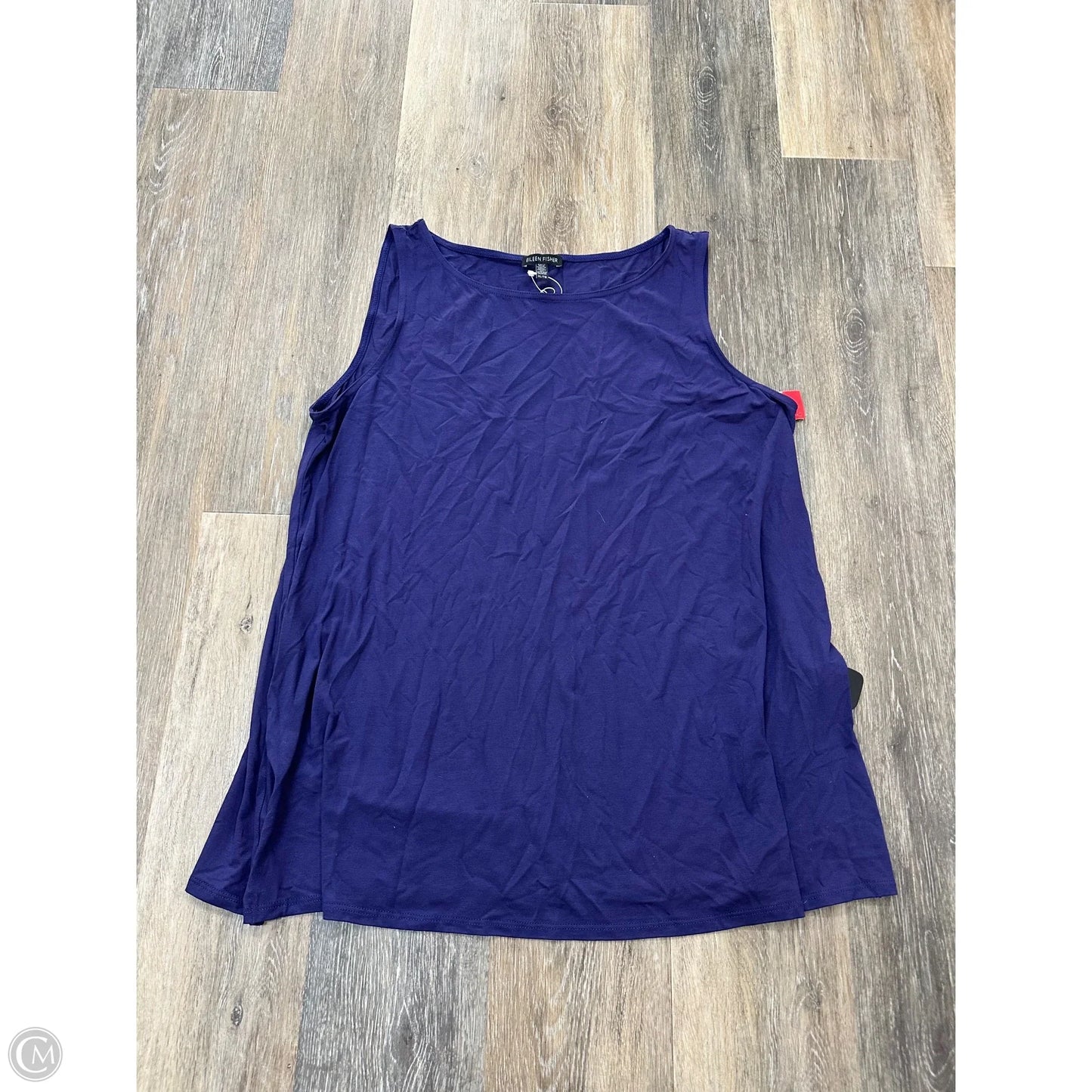 Top Sleeveless By Eileen Fisher In Purple, Size: Xl