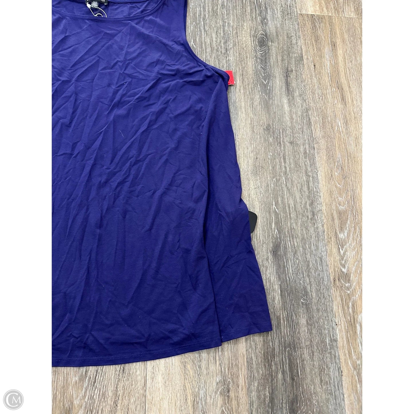 Top Sleeveless By Eileen Fisher In Purple, Size: Xl