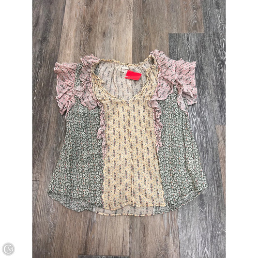 Top Short Sleeve Designer By Rebecca Minkoff In Floral Print, Size: S