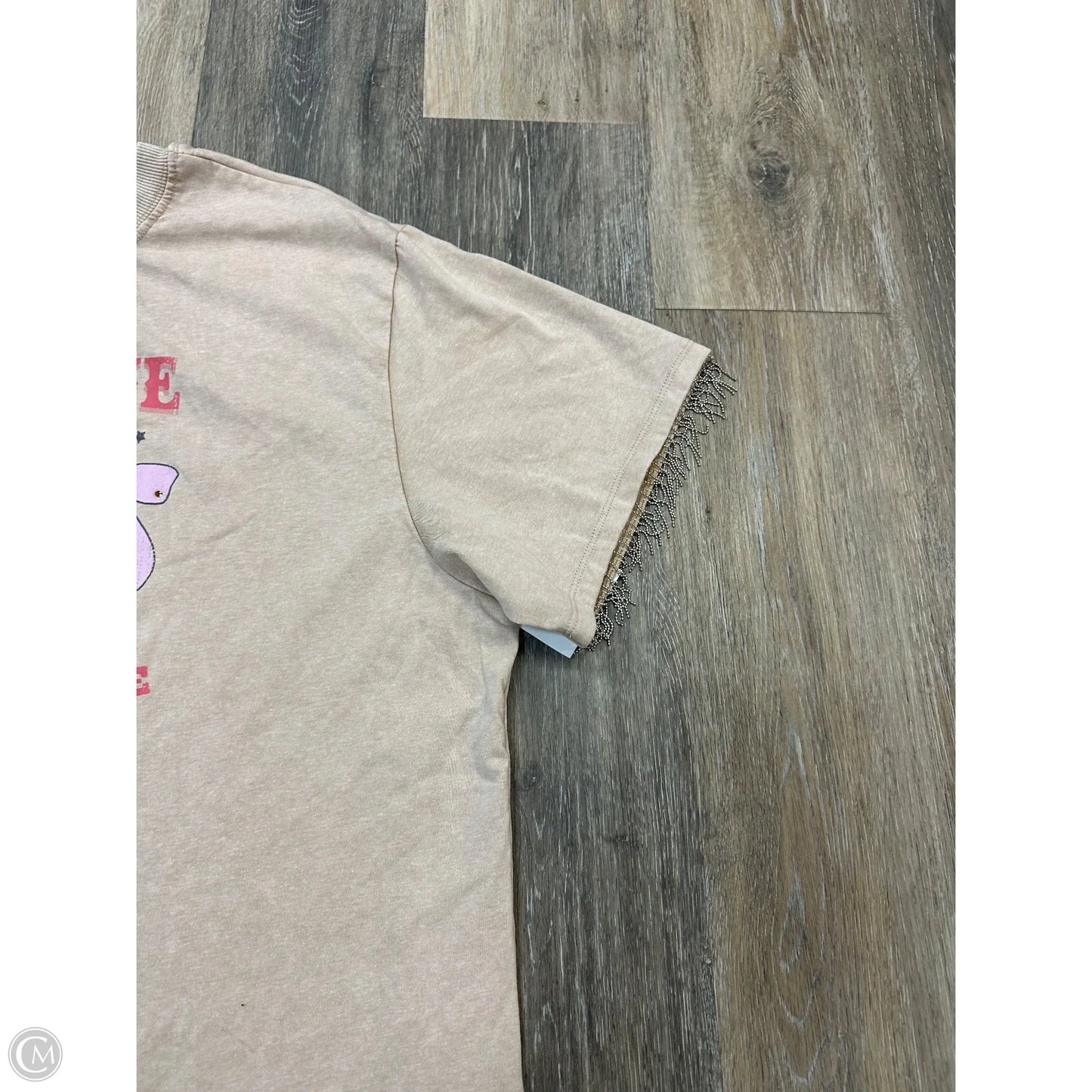 Dress Casual Short By Mimi Chica In Tan, Size: 2x