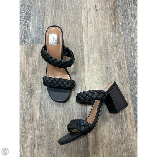 Sandals Heels Block By Dolce Vita In Black, Size: 7.5