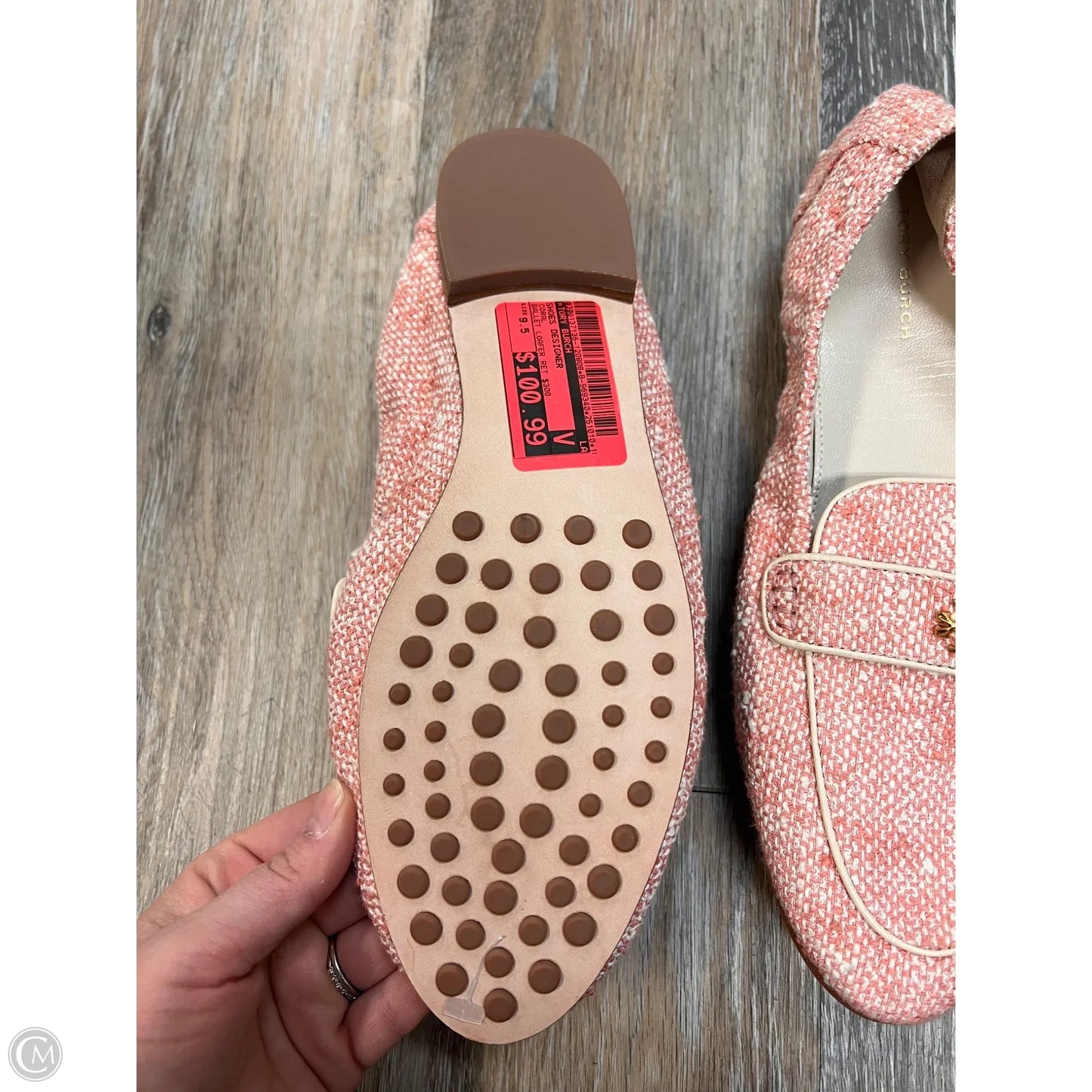 Shoes Designer By Tory Burch In Coral, Size: 9.5