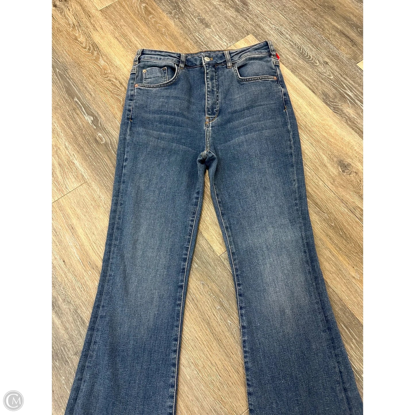 Jeans Boot Cut By Pilcro In Blue Denim, Size: 10