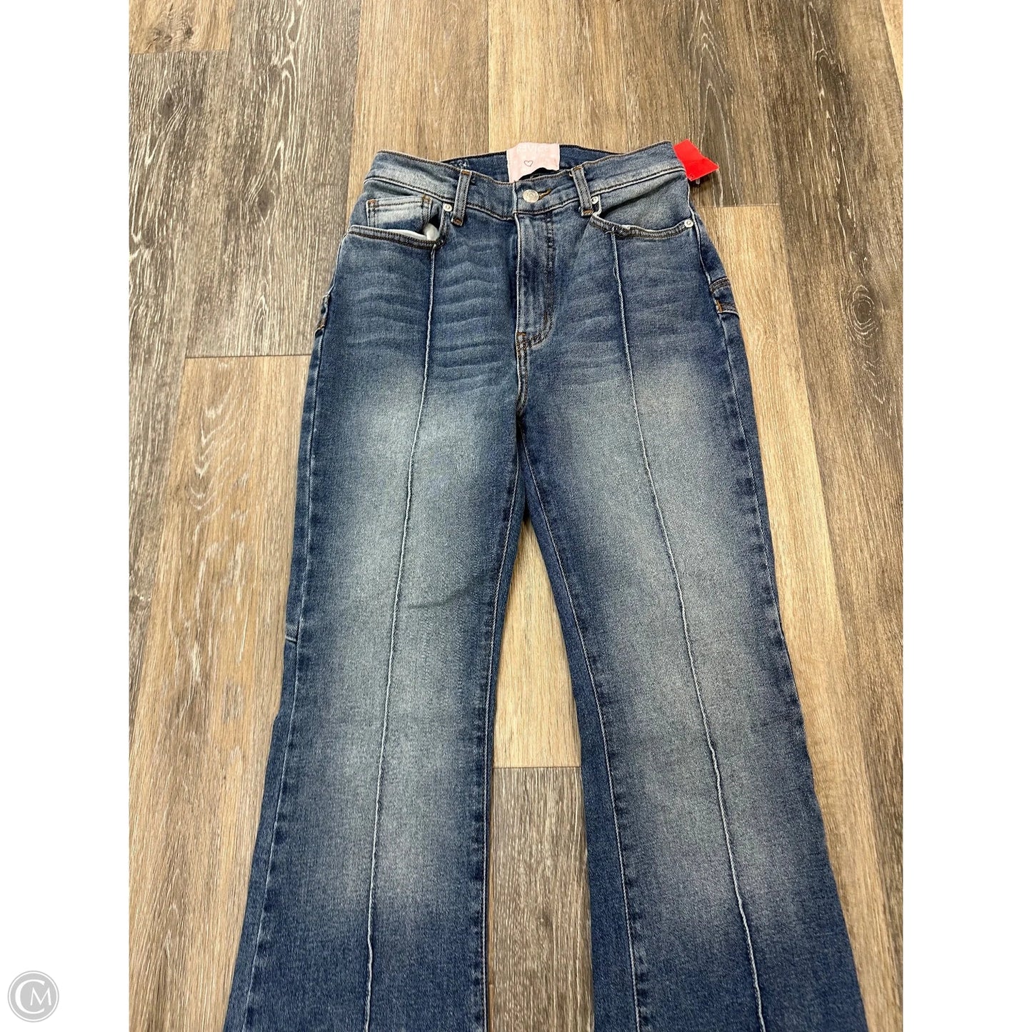 Jeans Flared By Revice In Blue Denim, Size: 10