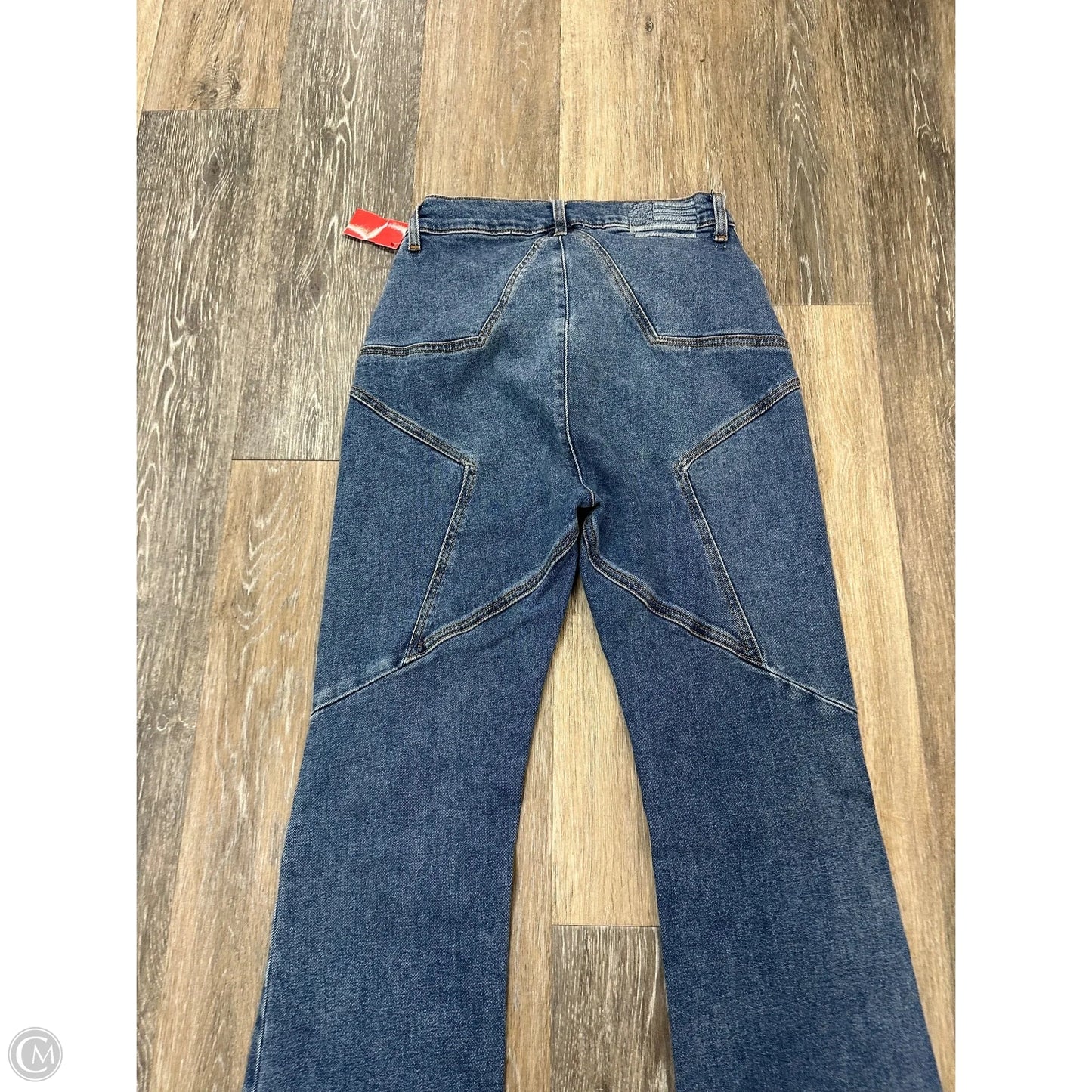 Jeans Flared By Revice In Blue Denim, Size: 10