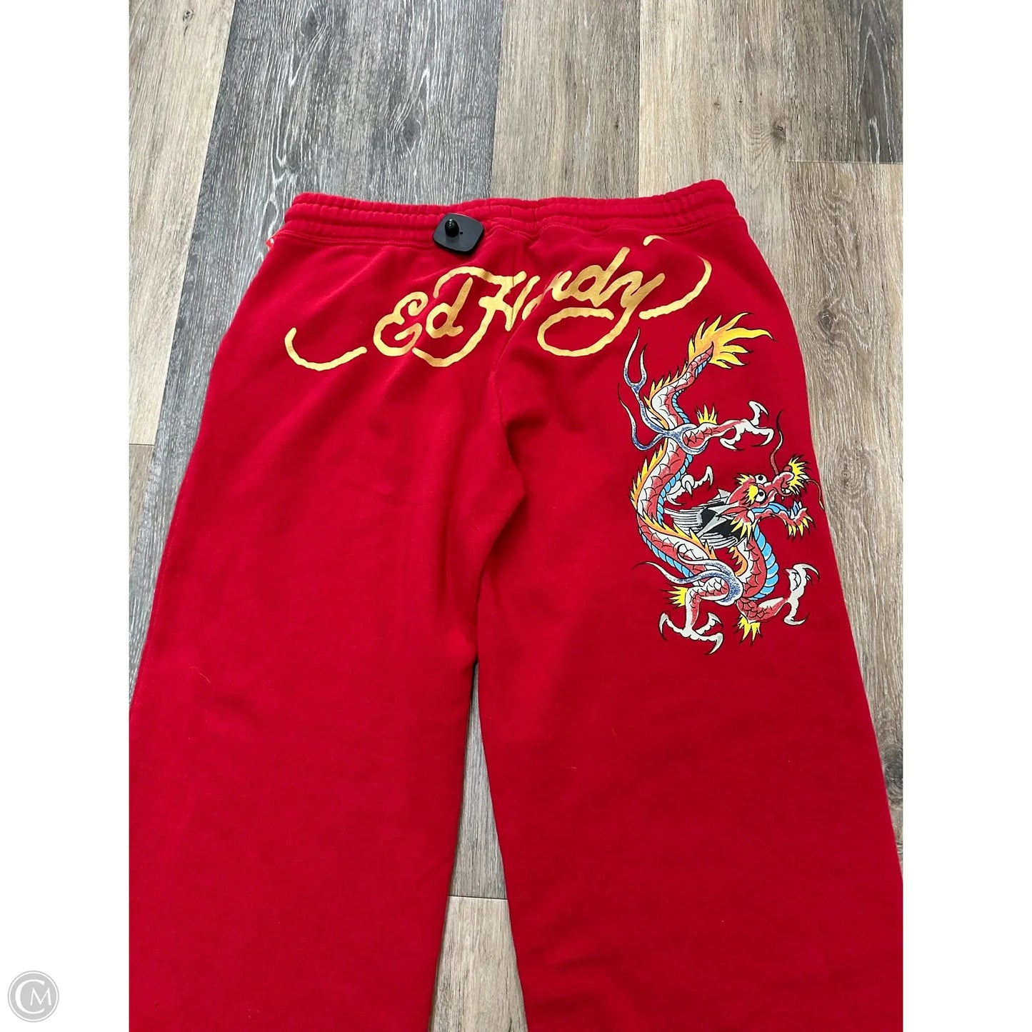 Athletic Pants By Ed Hardy In Red, Size: Xl
