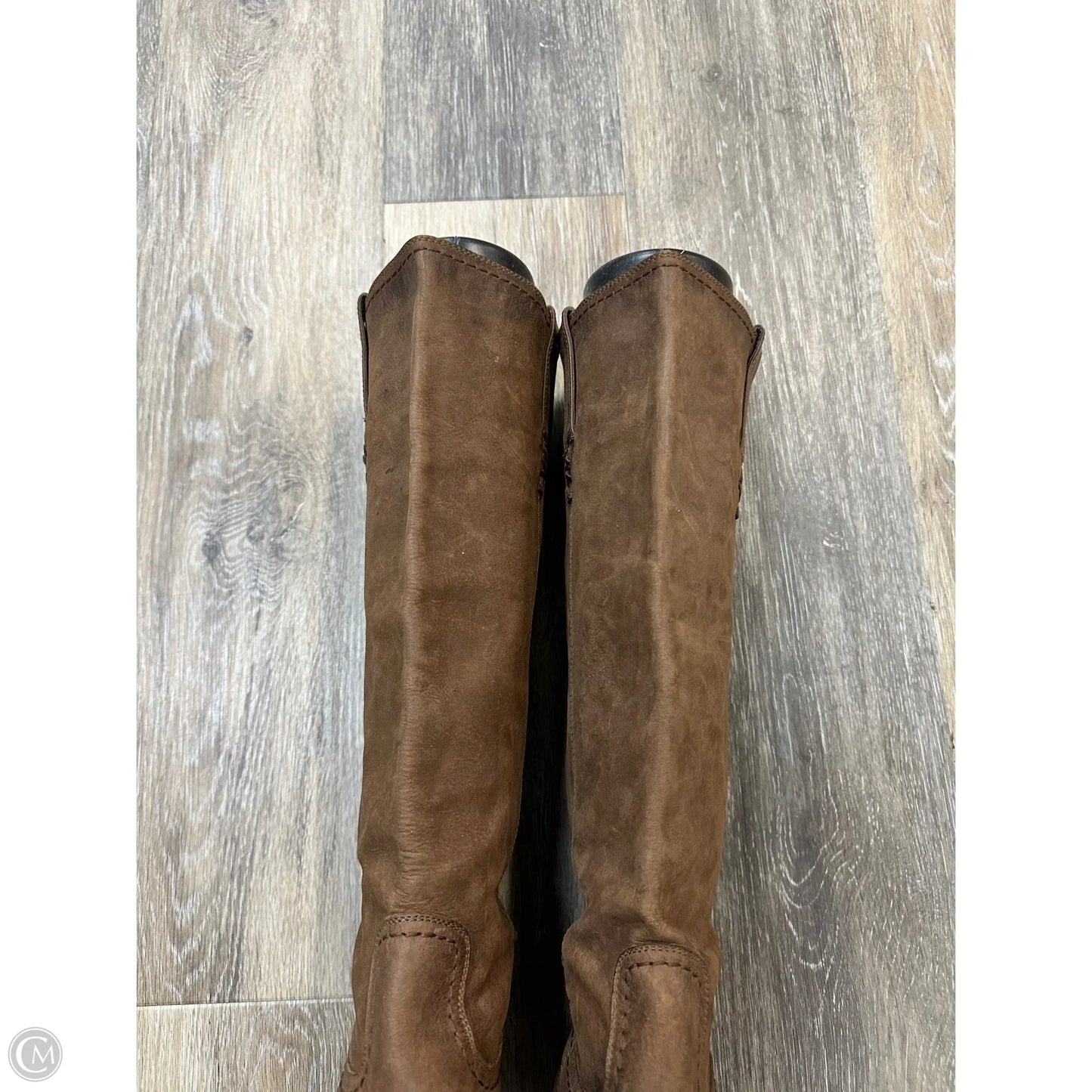 Boots Designer By Frye In Brown, Size: 6