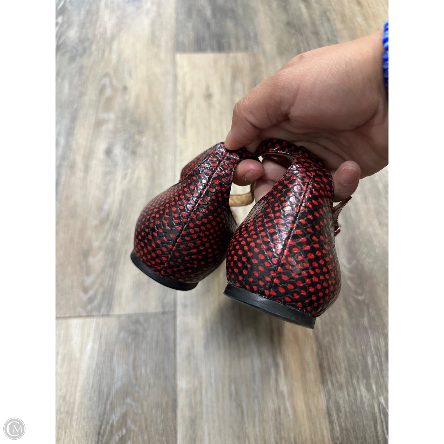 Shoes Designer By Isabel Marant In Black & Red, Size: 6.5