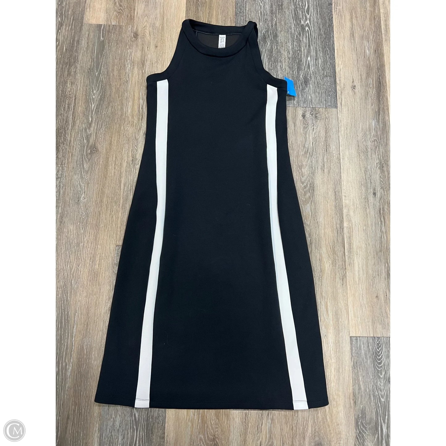 Dress Casual Midi By Spanx In Black & White, Size: S