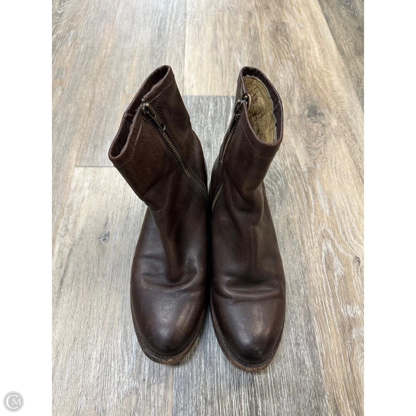 Boots Designer By Frye In Brown, Size: 5.5