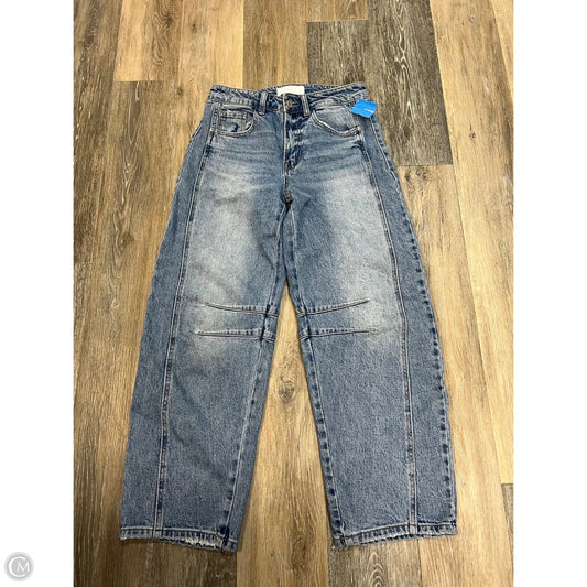 Jeans Wide Leg By Vervet In Blue Denim, Size: 2/26