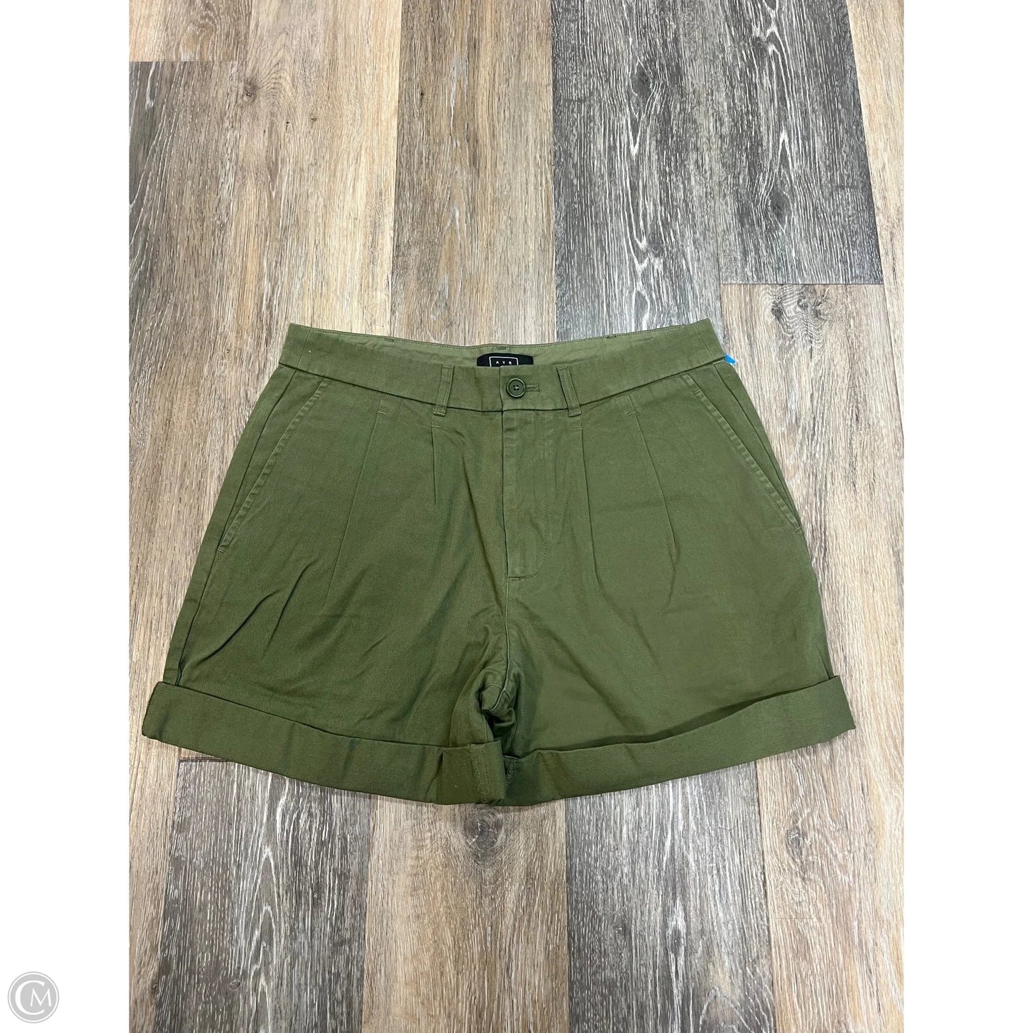 Shorts By AYR In Green, Size: 6